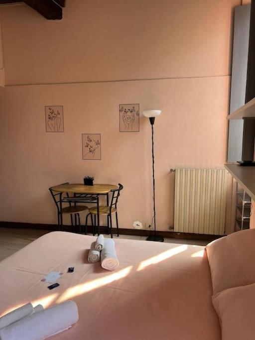 Minimal Studio Con Travi A Vista Piacenza Buitenkant foto